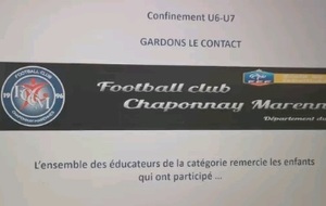 Les u6-u7 gardent le contact