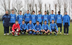 U17-1 contre St Symphorien - L'équipe du jour