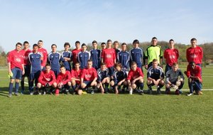 U17-1 DOMTAC - Les 2 équipes Ensemble