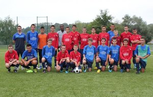 U17x vs DOMTAC - B - Les 2 equipes du FCCM