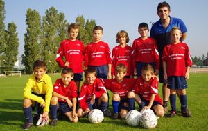 Eric et les U11-3 à Feyzin