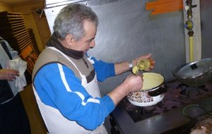 La préparation de la sauce