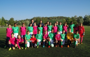 U13 Label match amical contre l'ASSE à Chaponnay