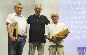 Raymond Durand, Gilles Urbinati et Thimoté Abelan