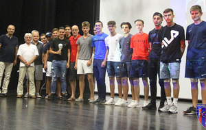 Remise des récompenses pour les U17 et leur accession en Excellence