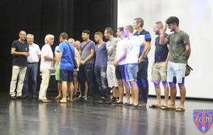 Remise des récompenses pour les Seniors 3 et leur accession en 1ère division de district